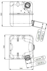 Egzoz Susturucu Scania DC12 Euro 3	 1378553, 1484094, 1500455, 1800871, 1337750 DIGER