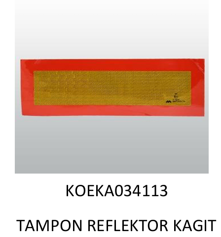 KOLUMAN TAMPON REFLEKTÖRÜ ETİKET KA034113