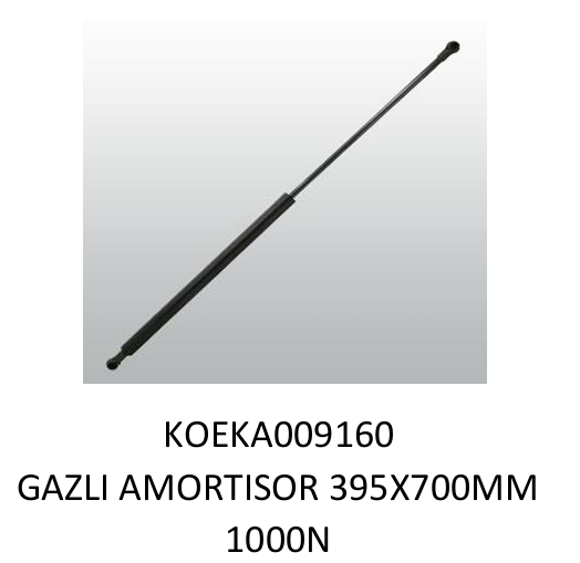 KOLUMAN GAZLI AMORTİSÖR 395X700MM 1000NM KA009160