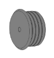 ÇAMURLUK BORU PLASTİK TAPA 43*37.2*20 PT00030