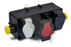 Schmitz abs elektrik bağlantı kutusu 1x15 + 2x7 1279523 , 09035 , 09036 , Scania 2427973 Scania 2617351