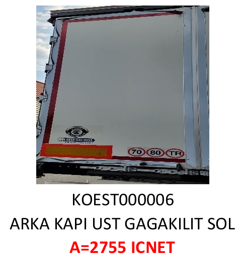 KOLUMAN TENTELİ ARKA KAPAK GAGAKİLİT SOL ST000006