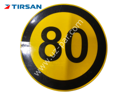 Tırsan hız etiketi 80 ET00010