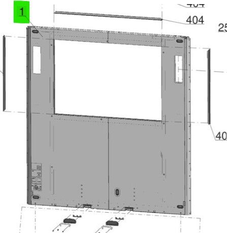 Schmitz frigo dorse ön duvar  komple 1381267