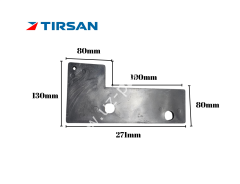 Tırsan arka takoz lastiği sağ sol TK00018