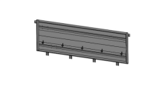 TIRSAN SAÇ KAPAK KOMPLE SAĞ 1.  765MM KG00687