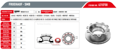 ROR FREN DİSKİ SMB VE GİGANT DİNGİL FRUEHAUF FRENBU 6310700-ED07004 13162025