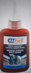 ASPART ORTA MUKAVEMET CİVATA SABİTLEYİCİ 50 ml. 12 li