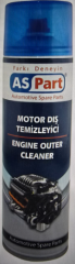 ASPART MOTOR DIŞ TEMİZLEYİCİ SPREY 500 ml. 24 lü