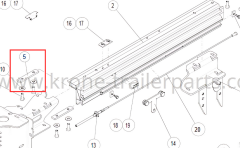 Krone üst çatı Mandal Plaka CS-V125 - 505251884