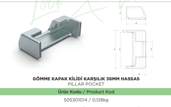 YAN KAPAK KİLİDİ KARŞILIĞI