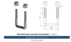 Dorse yük bağlantı halkası