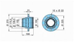 BPW ORJ PORYA 12 TON ECO PLUS 2 PİLOT KP.16.02.06 KP160206 0327244460